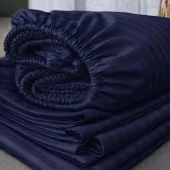 6 Pcs Navy Blue King Size Quilt Cover Set In Pakistan
