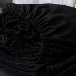 Buy 6 Pcs King Size Black Quilt Cover Bedding Set In Pakistan