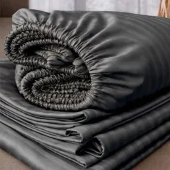 Charcoal Grey 6 Pcs King Size Quilt Cover Set on Sale in Pakistan