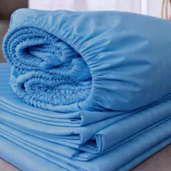 Fresh Sky Blue 6 Pcs King Size Quilt Cover Set in Pakistan