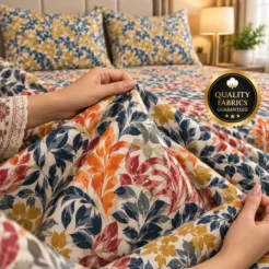 Cozy Floral Bedsheet Quality Showcase (1)