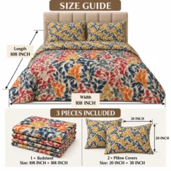 Floral Bedding Set Size Guide