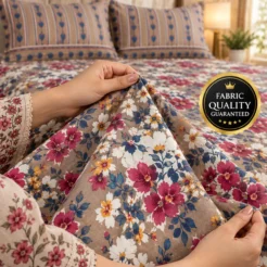 Floral Bedsheet Quality Showcase