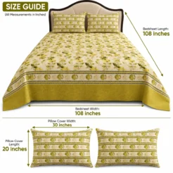 Floral Bedsheet Set Size Guide (2)
