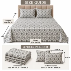 King Size Bedsheet Set Size Guide