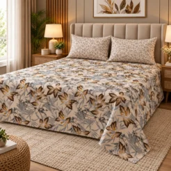 Warm Botanical Bedroom Retreat