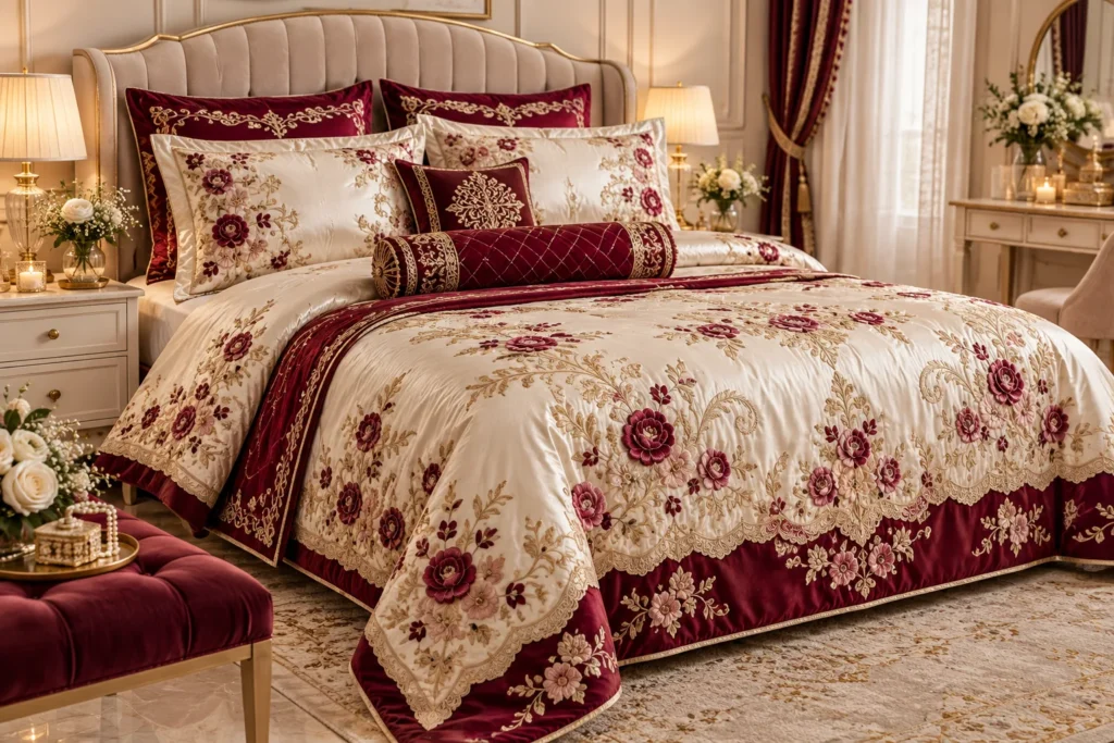 bridal bedsheet sets luxury bedroom
