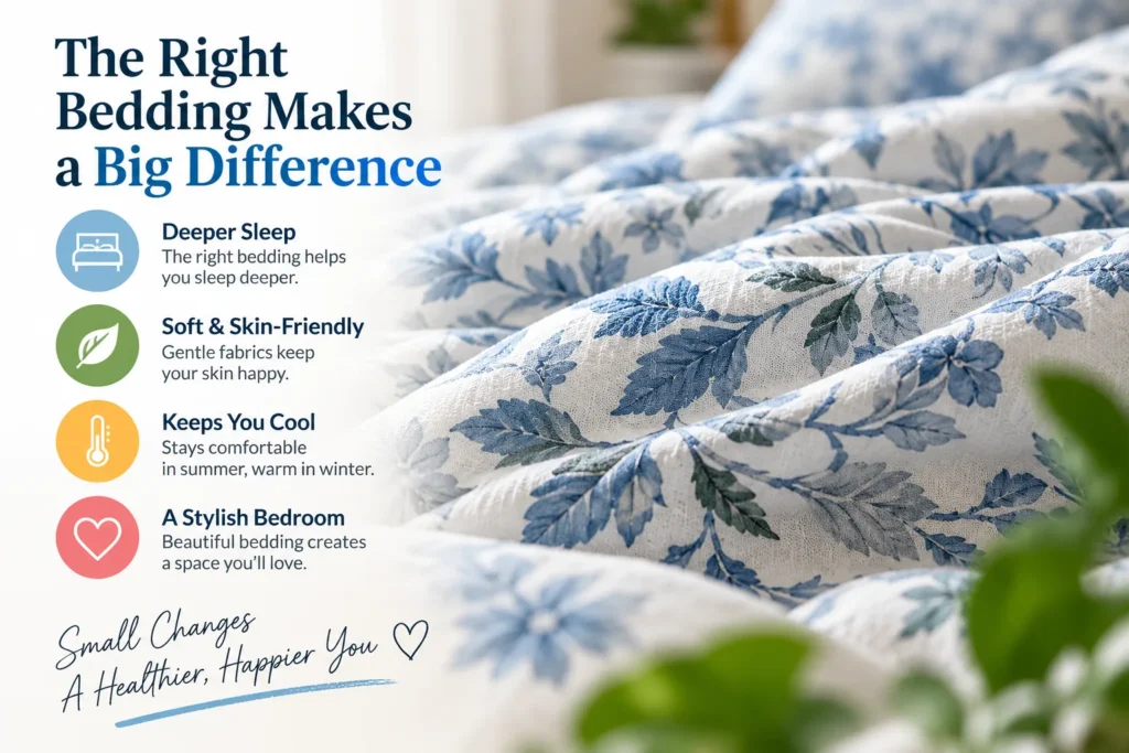 right bedding makes a big difference
