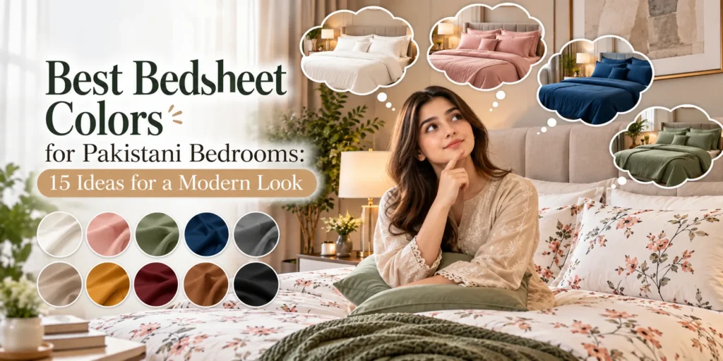 Best Bedsheet Colors for Pakistani Bedrooms